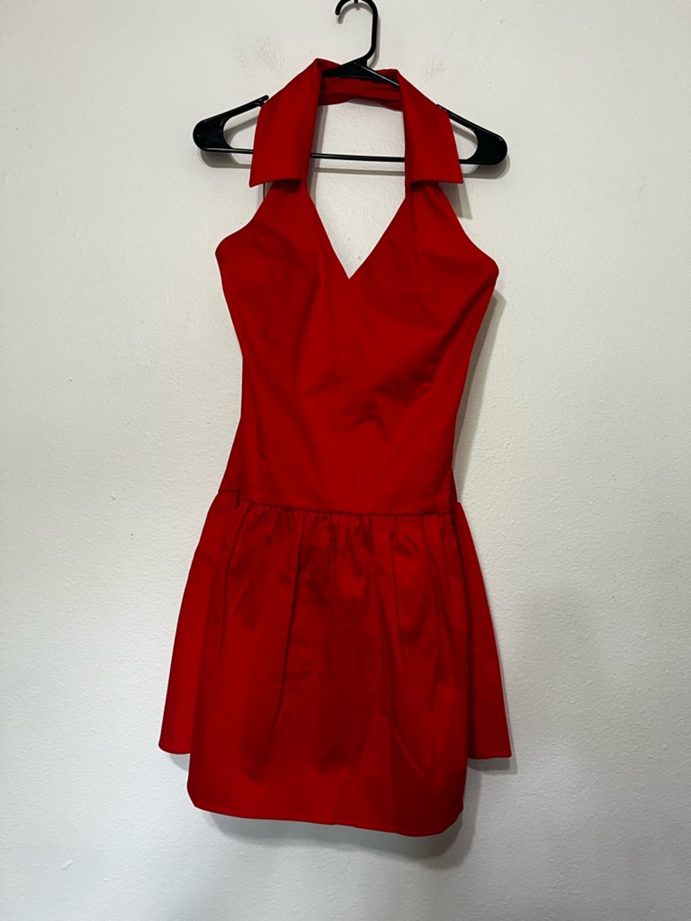 Maeve Halter Drop-Waist Mini Dress By Anthropologie Women size XL - Picture 3 of 10